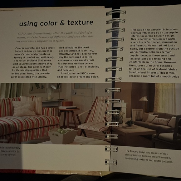 NWOT Color & Texture Decorator book - Picture 5 of 16